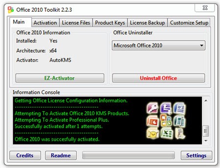 activation office 2010 crack